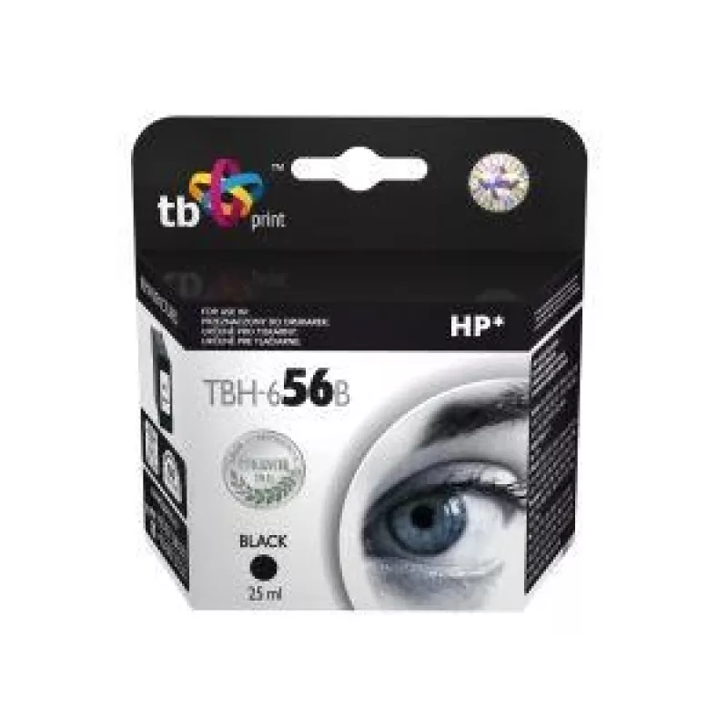 Tinta TBH-656B (HP n.º 56 - C6656A) negro remanufacturada