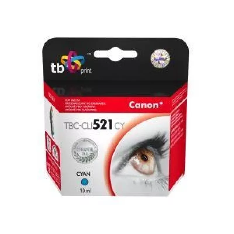 Cartucho de tinta TB compatible con Canon CLI-521C 100% nuevo