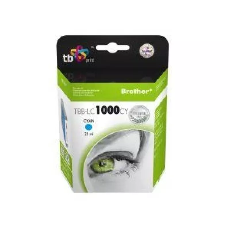 Tinta TBB-LC1000CY (Brother LC1000CY) cian 100% nueva