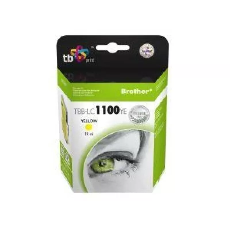 Tinta TBB-LC1100YE (Brother LC980/1100) amarilla 100% nueva