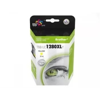 Cartucho de tinta TB comp. S Brother LC1280XLY 100% N