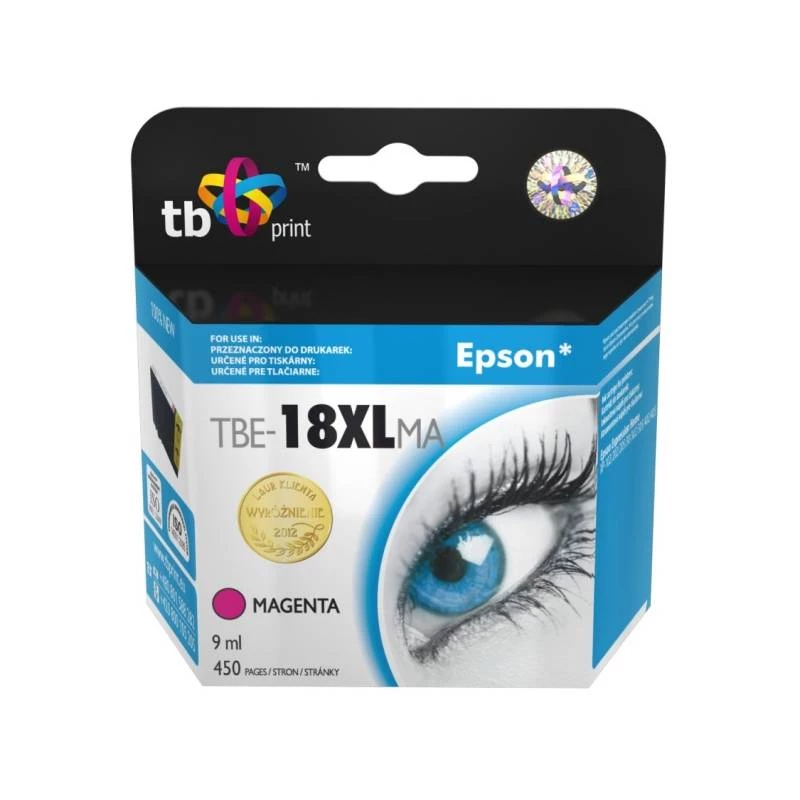 Cartucho de tinta TB compatible con Epson T1813 M 100% Nuevo