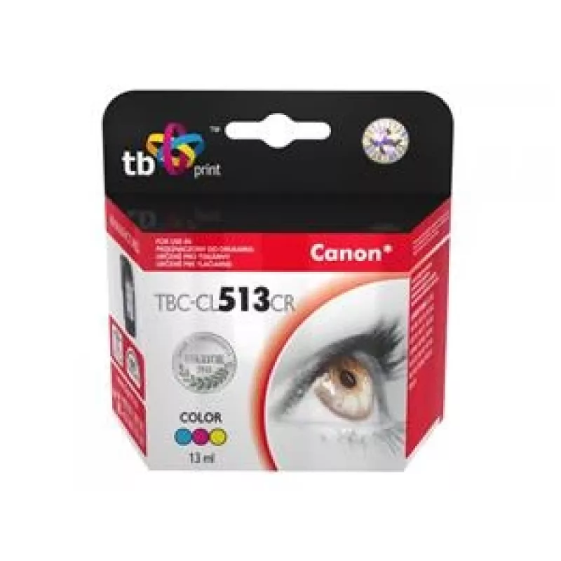 Tinta para Canon MP 480 color remanufacturada TBC-CL513CR