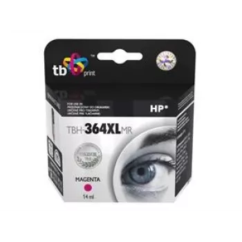 Cartucho de tinta TB comp. S HP CB324EE (n.º 364), TBH-364XLMR, magenta
