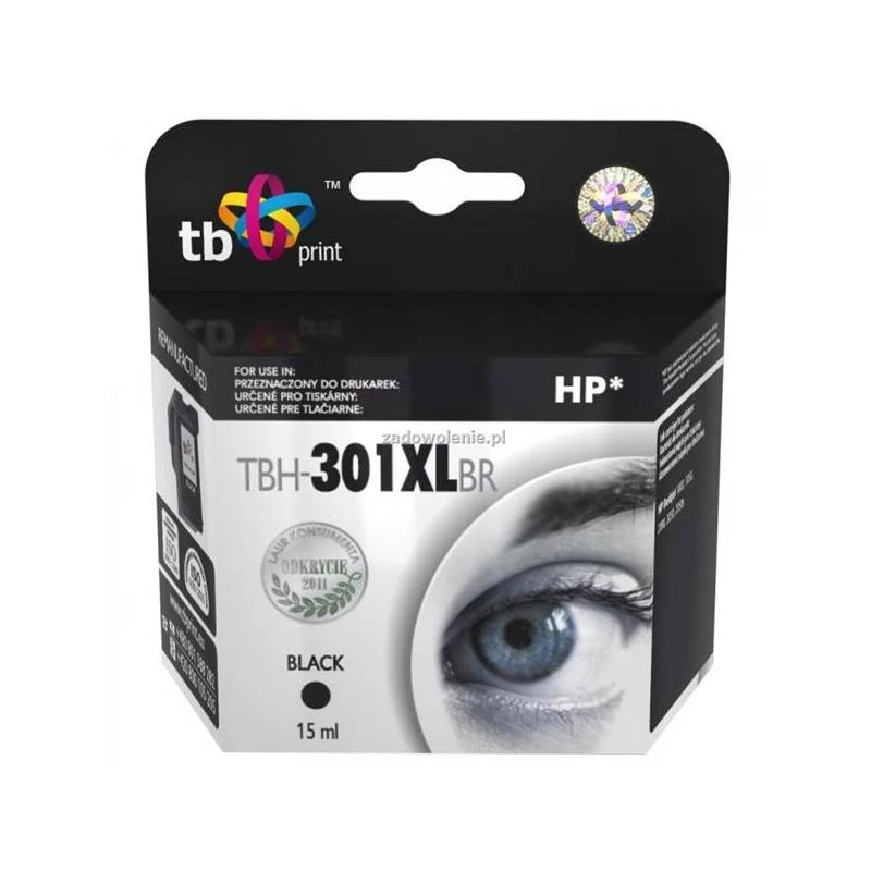 Tinta para HP DJ1050/2050 negra remanufacturada XL TBH-301XLBR