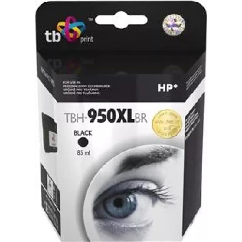 Tinta para HP OJ Pro 8100 negra remanufacturada TBH-950XLB
