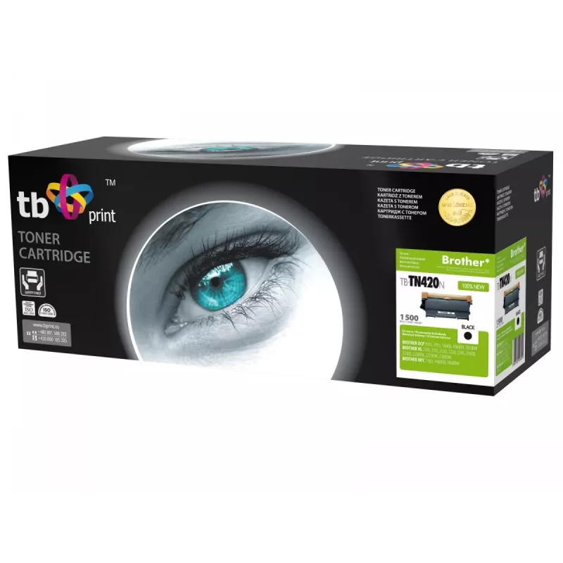 Cartucho de tóner para Brother TN420 100 % nuevo TB-TN420N