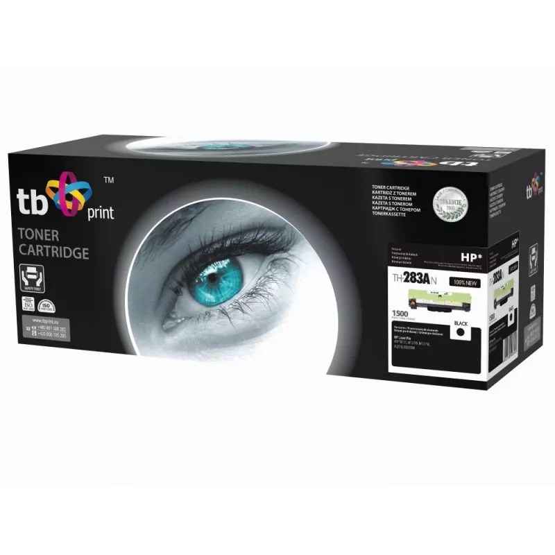 Tóner TB compatible con HP CF283A negro (HP 125), 1500, NEW