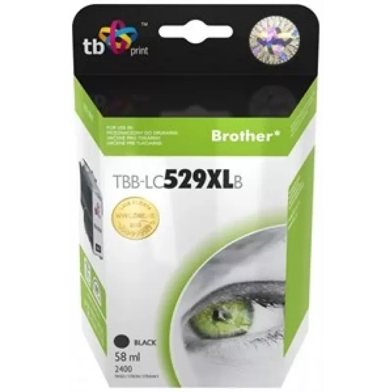 Cartucho de tinta TB compatible con Brother LC529/539 negro nuevo