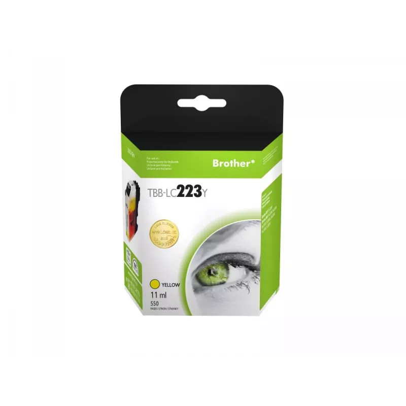 Tinta para Brother LC223 TBB-LC223Y amarilla