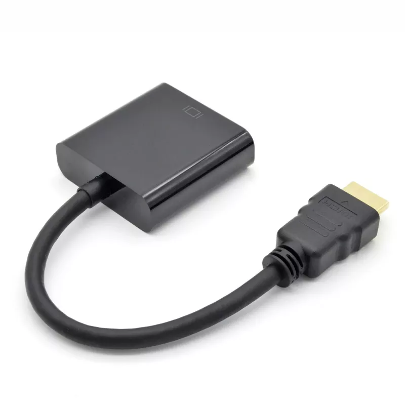 Cable adaptador VGA a HDMI TB AKTBXVAHMVGAF15 de 15 cm, VGA (conector hembra) a HDMI (conector macho)