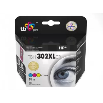 Tinta para HP DJ 1110/2130 TBH 302XLCR color remanufacturada