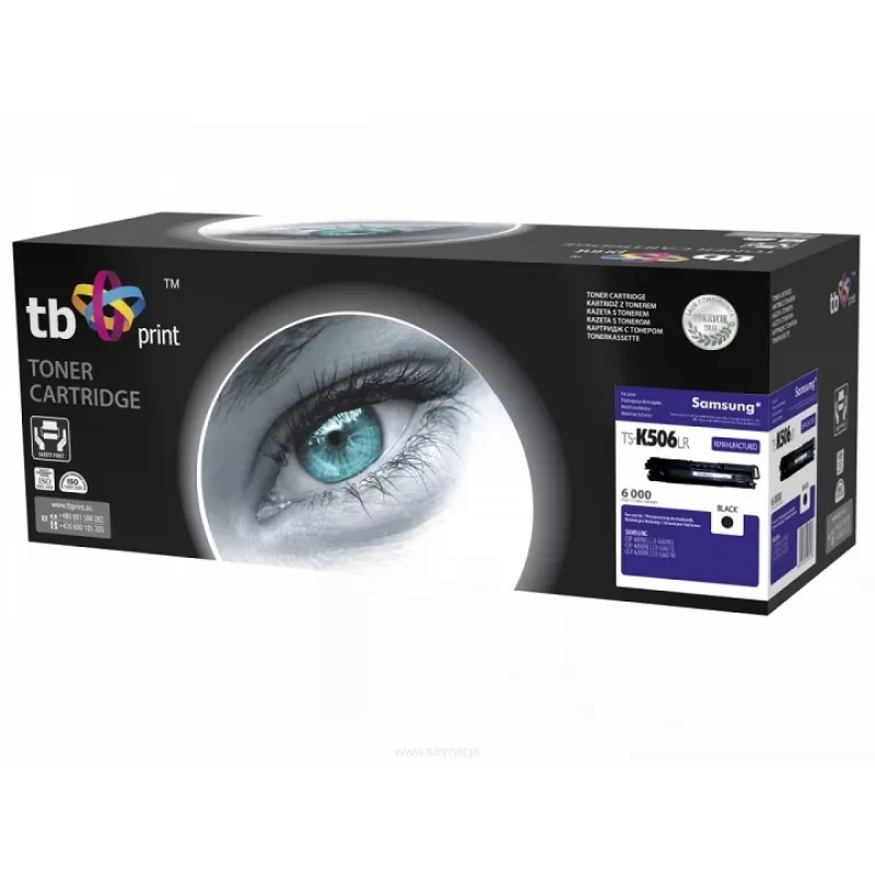 Tóner TB compatible con Samsung CLT-K506L, negro, 6000, rem.
