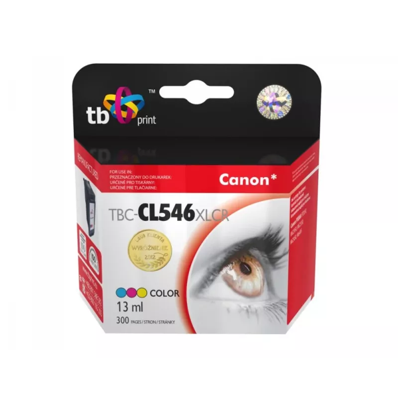 Tinta para Canon PIXMA iP2850/MG2950/2550/2450/MX495 TBC-CL546XLCR ref