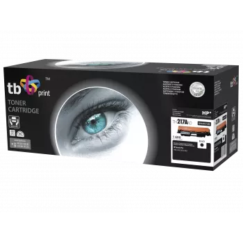 Tóner TB compatible con HP CF217A LJ 104, BK, remanufacturado