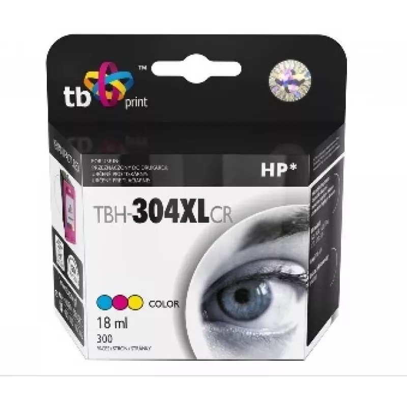 Tinta compatible para HP DJ 3700, Colour remanufacturada, 18 Ml