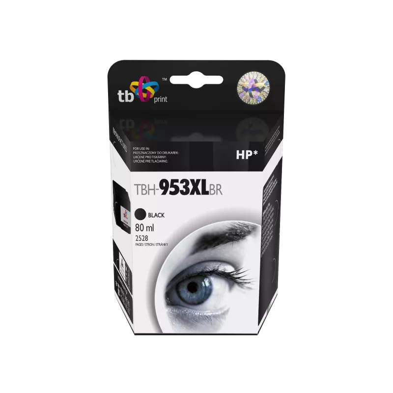 Tinta para HP OJ 8710 AiO TBH-953XLBR negra remanufacturada