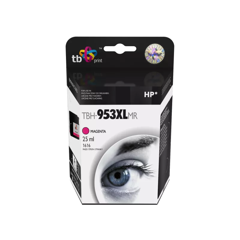 Tinta para HP OJ 8710 AiO TBH-953XLMR magenta remanufacturada