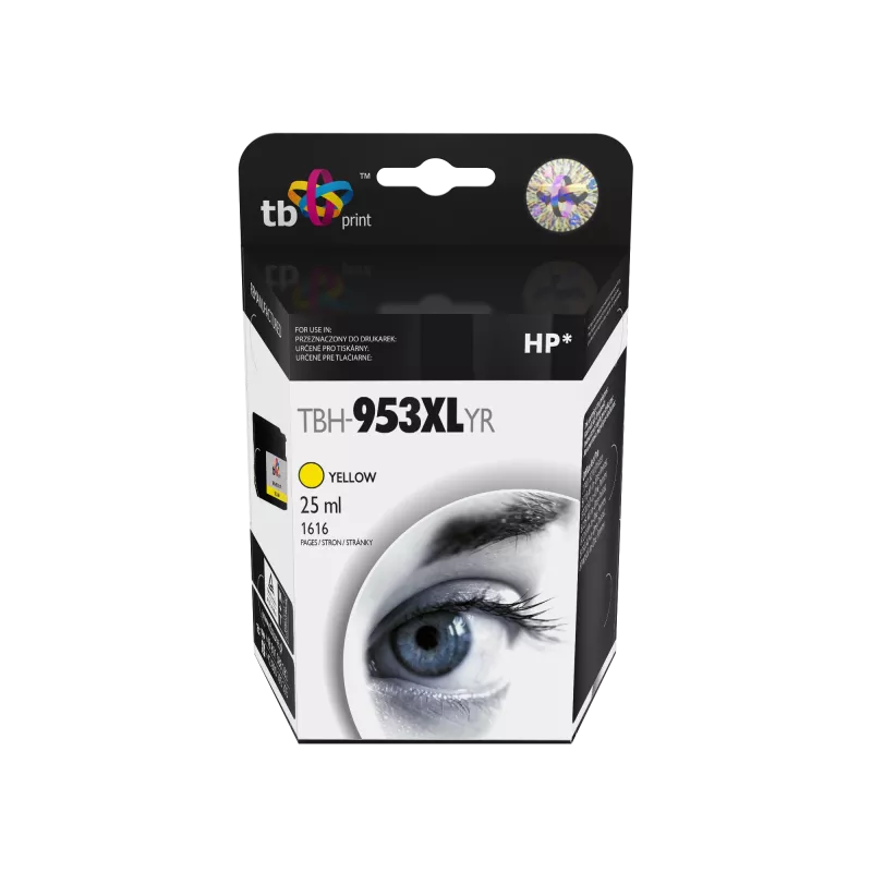 Tinta para HP OJ 8710 AiO TBH-953XLYR amarilla remanufacturada