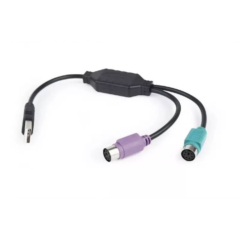 Adaptador 2xPS2->USB ratón + teclado