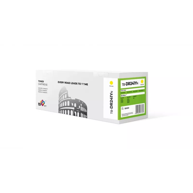 Unidad de tambor Brother DR241 TB-DR241YN 10000 páginas amarillo
