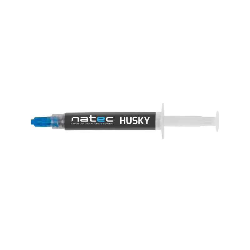 Pasta térmica NATEC Husky NPT-1324, conductividad térmica 4,63 W/m·K, volumen 2 ml, densidad 2,5 g/cm³