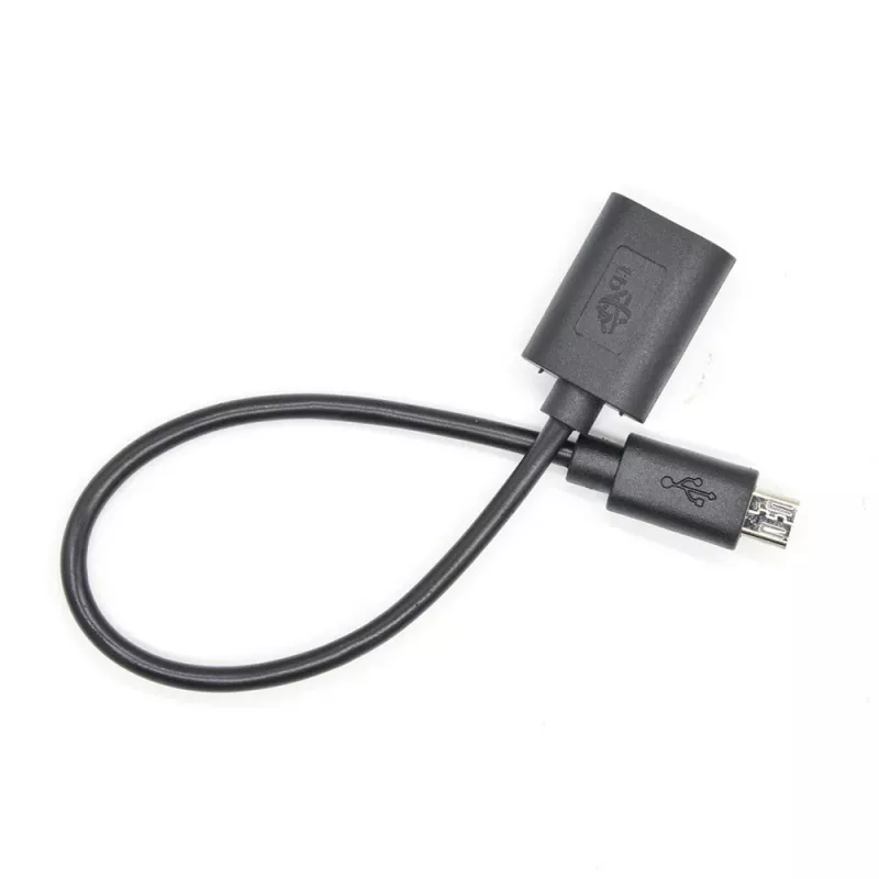 Cable OTG TB AKTBXKUWOTG015B 15 cm, negro, conexión USB OTG