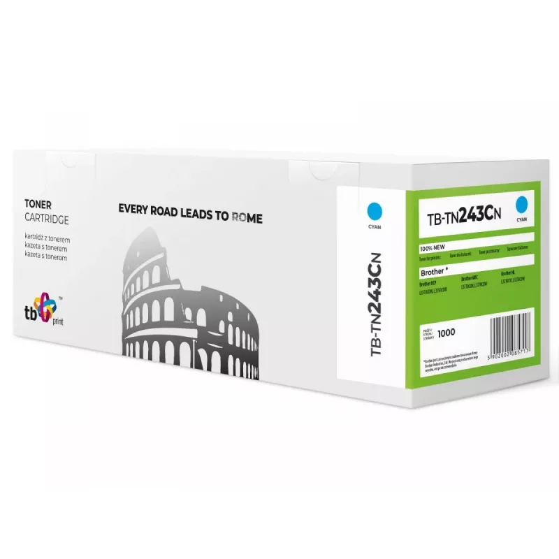 Tóner TB Compat. S Brother TN243C, TB-TN243CN CY 100% nuevo