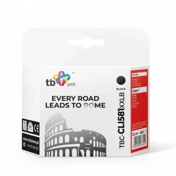 Cartucho de tinta TB compatible S Canon CLI-581XXL, TBC-CLI581XXLB BK 100% nuevo