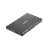 NATEC RHINO GO Carcasa USB 3.0 para HDD/SSD SATA de 2,5'', negro Aluminio