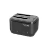 Base de acoplamiento para discos duros 2,5/3,5 USB 3.0 Natec Kangaroo Dual, función de clonación, fuente de alimentación