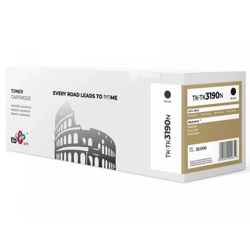 Tóner TB compatible con Kyocera TK-3190, negro, nuevo
