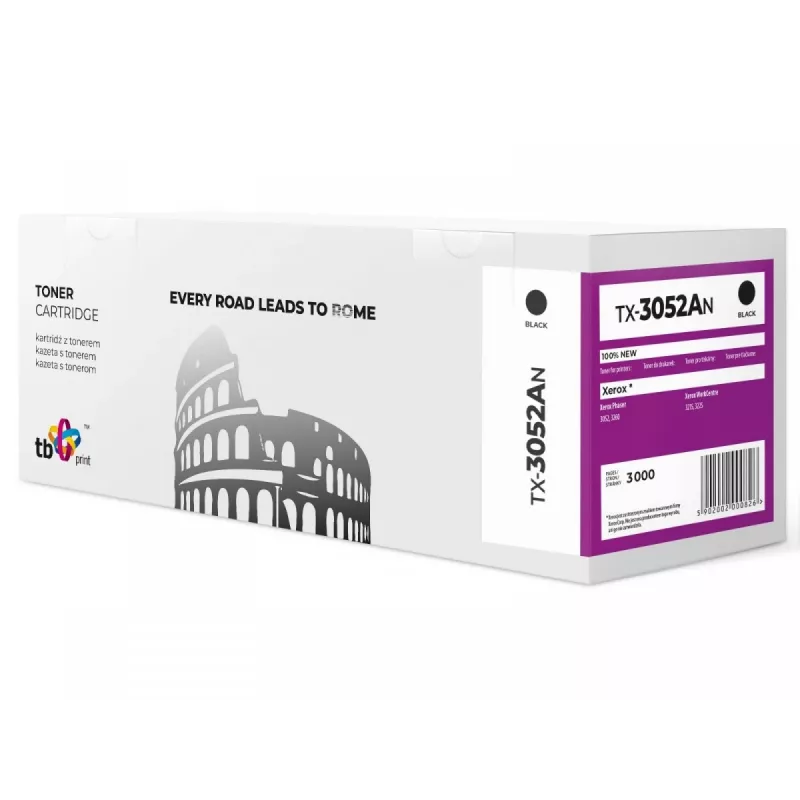 Tóner para XEROX 3052/32 60 TX-3052AN negro 100% nuevo