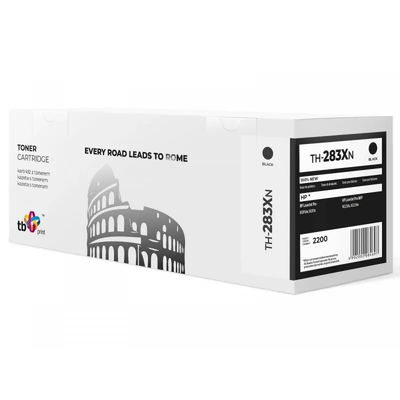 Tóner para HP LJ Pro M201 TH-283XN negro 100% nuevo