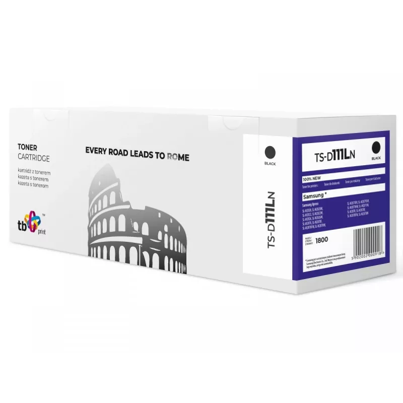 Tóner TB compatible con Samsung MLT-D111L TS-D111LN 100% nuevo