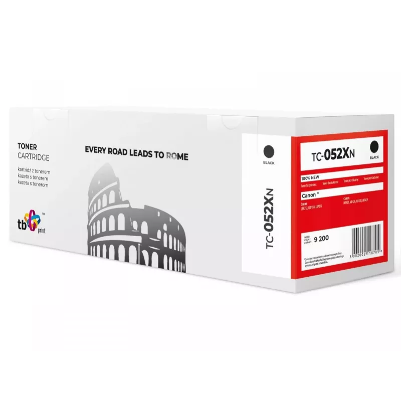 Tóner para Canon LBP210 CRG-052H TC-052XN BK 100% nuevo