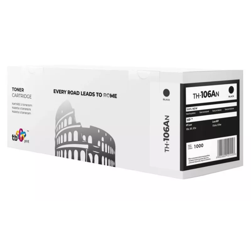 Tóner para HP106A W1106A negro TH-106AN 100% nuevo