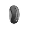 Ratón óptico inalámbrico de oficina NATEC Toucan Office RF — ambidiestro, 1600 DPI, 3 botones, rueda, gris/negro