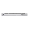 Switch de red gestionado L2 UBIQUITI USW-Aggregation — 8 ranuras SFP+, soporte 10G, sin ventilador, rack 1U, plateado