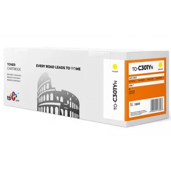 Tóner TB compatible con OKI C301 to-C301YN YE