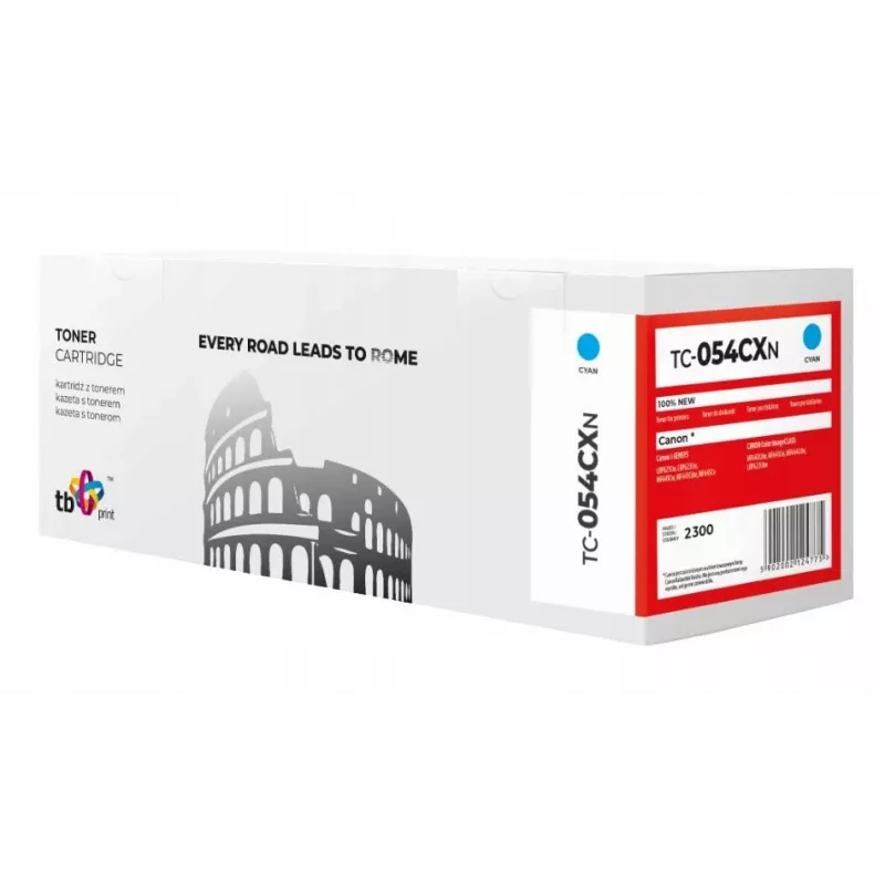 Tóner para Canon LBP620C 054H TC-054CXN Cian 100%