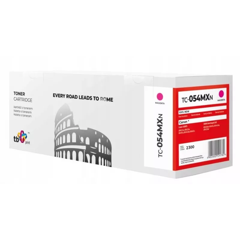 Tóner para Canon LBP620C 054H TC-054MXN Magenta 100%