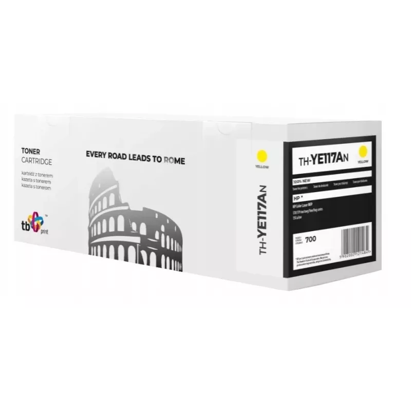 Tóner para HP117A W2072A amarillo TH-YE117AN 100% nuevo