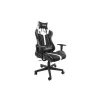 Silla gaming FURY Avenger XL Universal con asiento acolchado negro y blanco