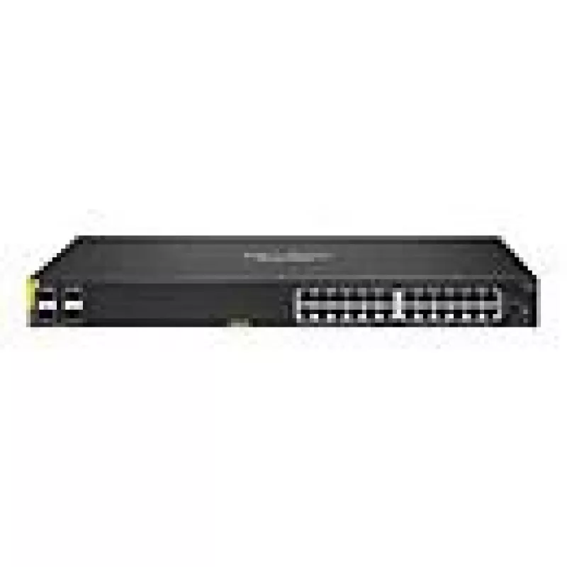 HPE Aruba Networking CX 6100 24G Class4 PoE 4SFP+ 370W Managed L3 Gigabit Ethernet (10/100/1000) Power over Ethernet (PoE) 1U Negro