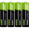 Pilas recargables Green Cell GR02 NiMH AA, 4 uds., 2000 mAh