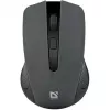 Ratón óptico inalámbrico DEFENDER MM-935 RF, ambidiestro, 1600 DPI, gris, receptor USB, pilas AAA