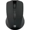 Ratón RF inalámbrico DEFENDER Accura MM-935 — óptico 1600 DPI, ambidiestro, 3 botones, receptor USB, negro