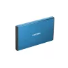 Caja externa HDD/SSD NATEC Rhino GO 2,5 pulgadas — USB 3.0, SATA III, hasta 4 TB, 9,5 mm, aluminio, azul