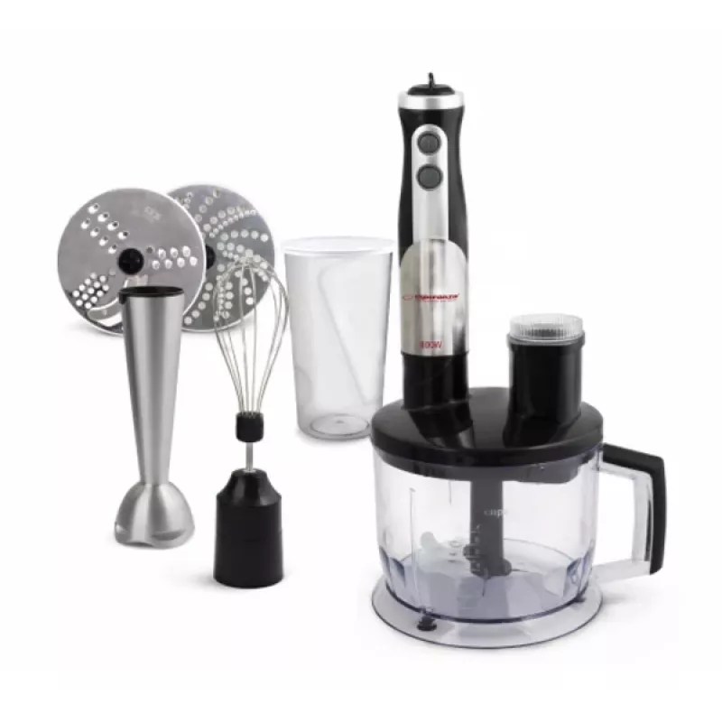 Esperanza EKM004 batidora de mano 0,6 L negra, plateada, transparente 800 W